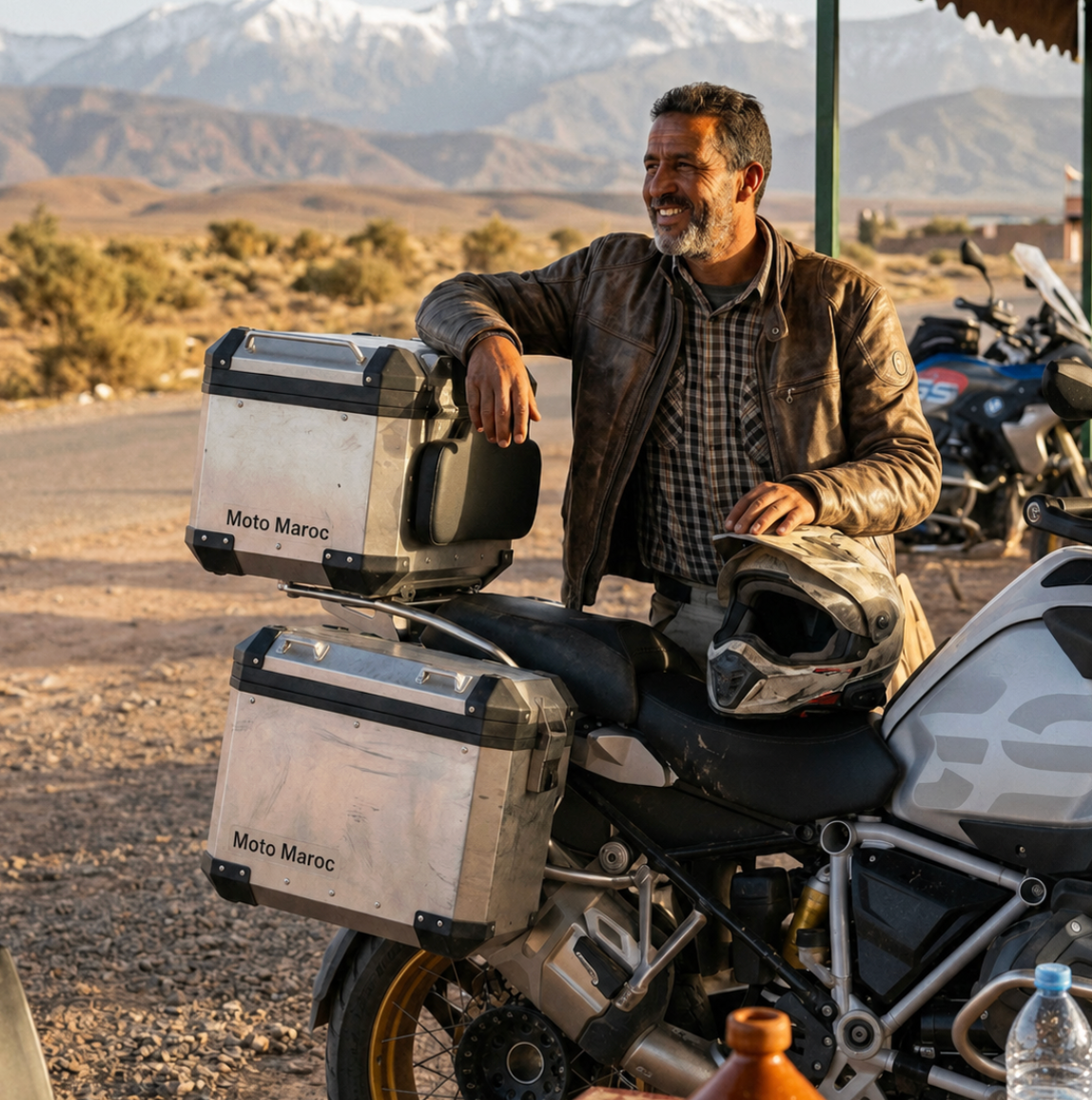 Coussin dossier coffre arrière moto à 119 DH