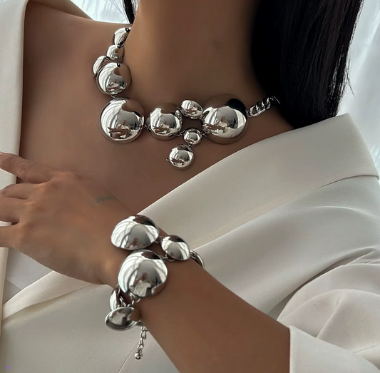 Parure collier et bracelet Sphère d'Or – photo 2
