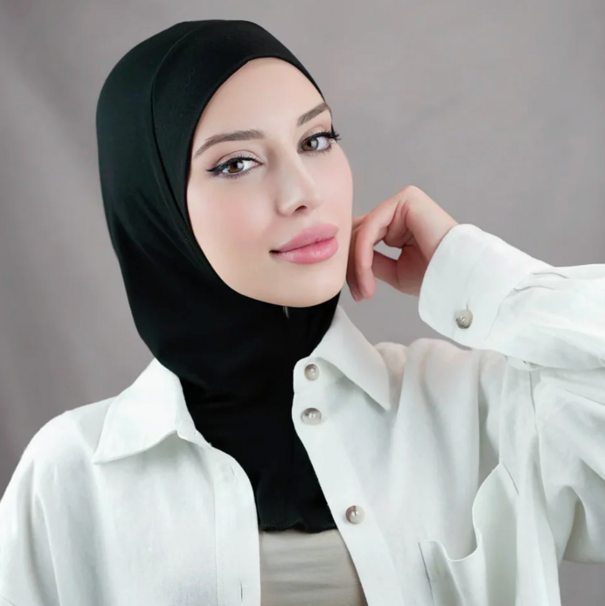Hijab avec zip prêt à porter – photo 3