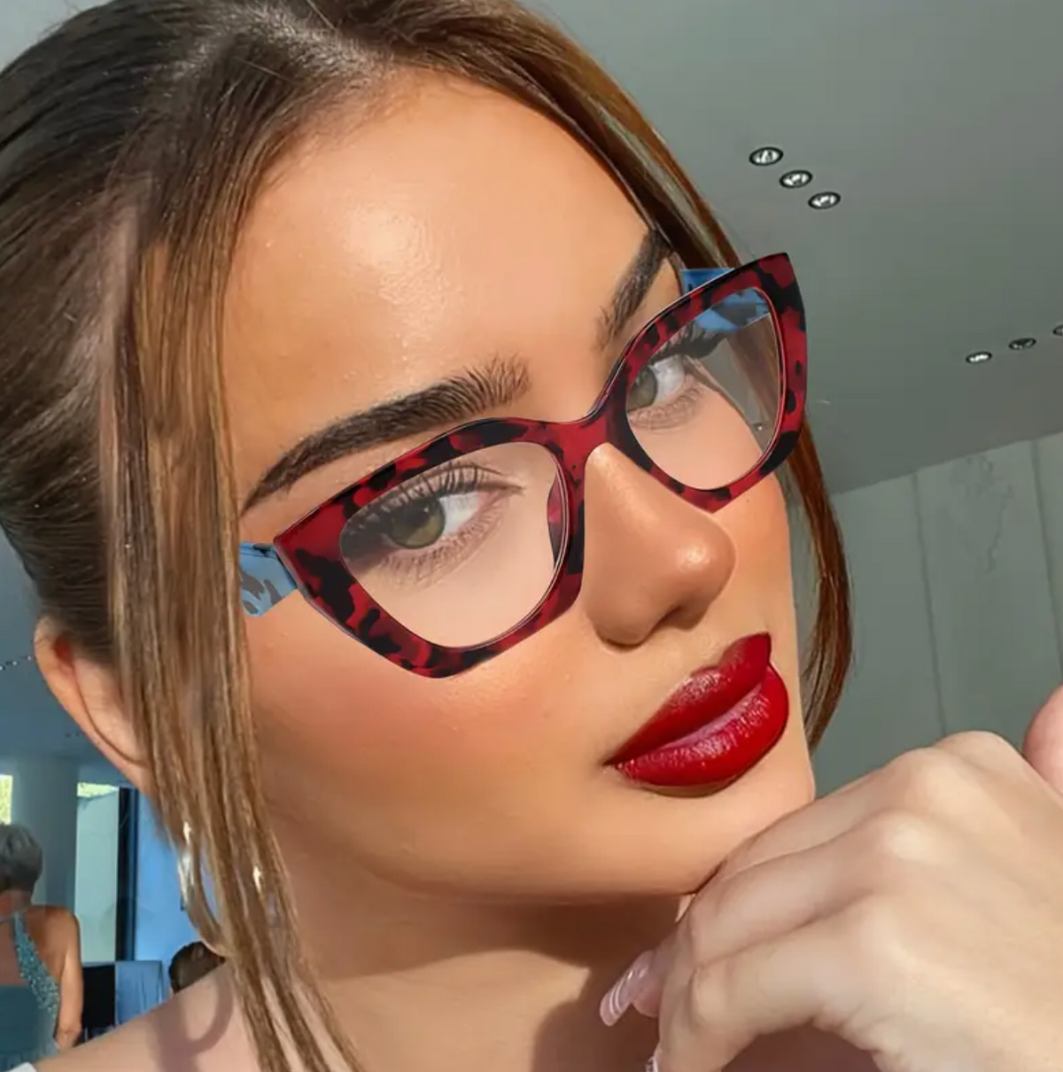 Lunettes de vue monture colorée – prix promo Maroc